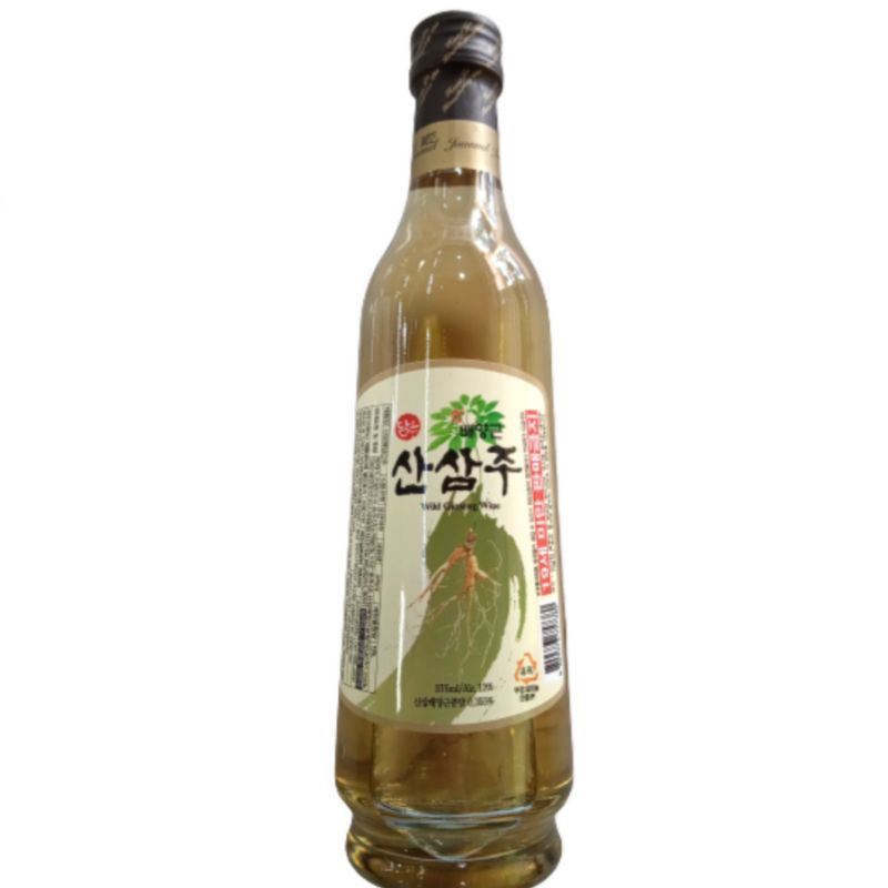 Wild Ginseng Wine 산삼 주 375ml (Korean Joennal Traditional Wild Ginseng