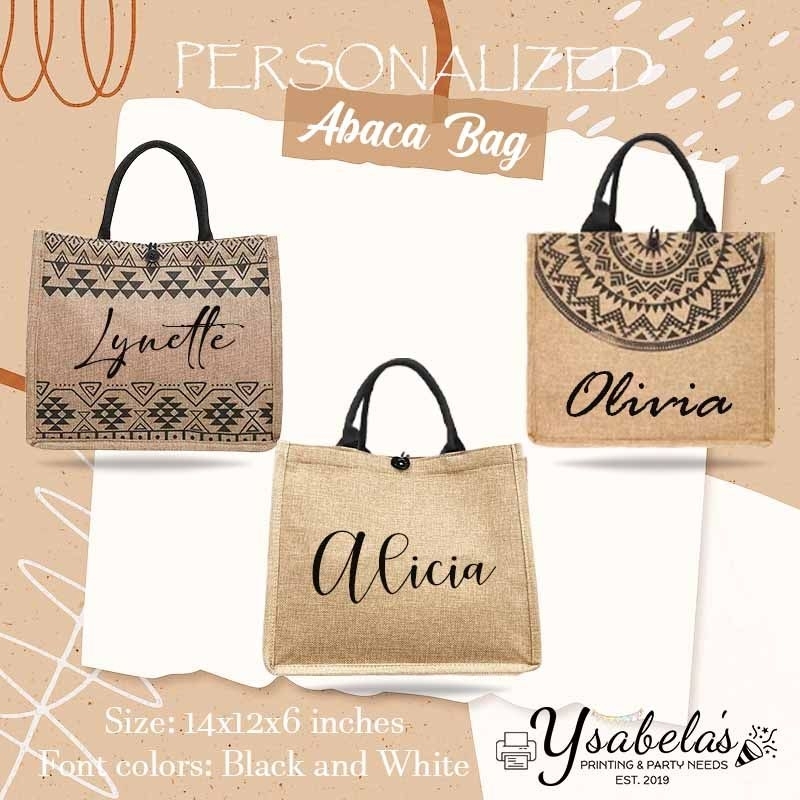 Personalized Abaca Bag Shopee Philippines