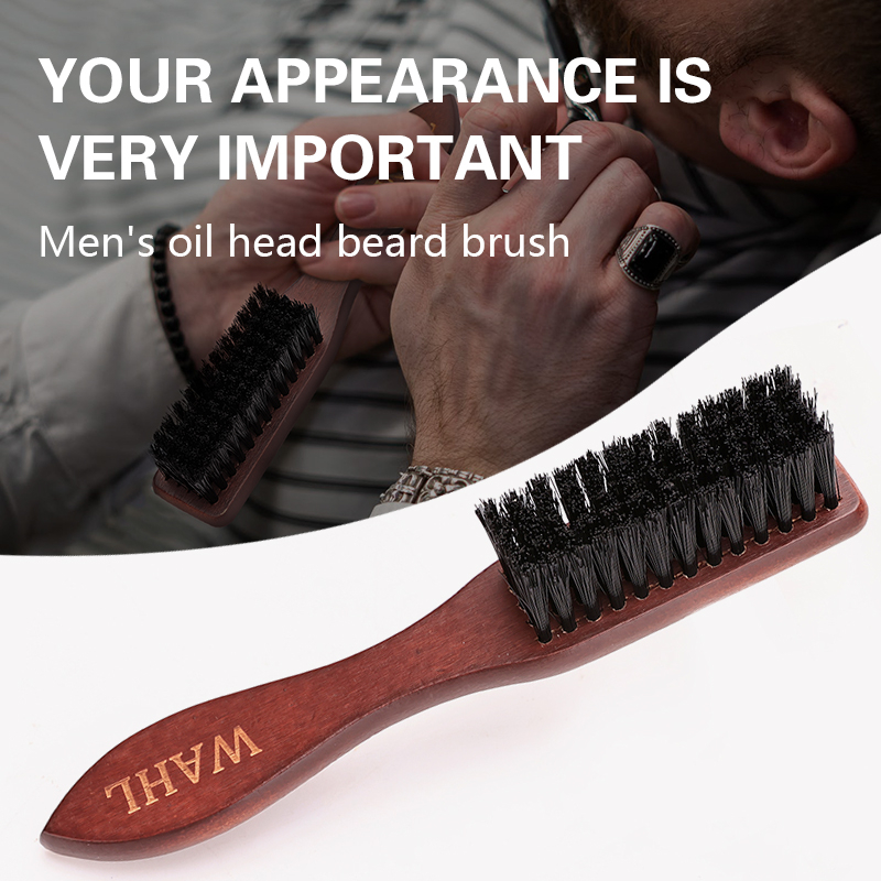 (Spot item) WAHL Salon Brush Neck brush Soft Wood Brush Brush | Shopee ...