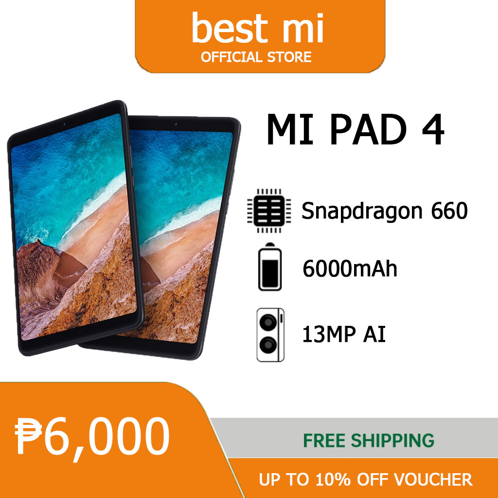Tablet Xiaomi MI Pad 4 Tablet 8.0 4GB RAM 64GB ROM 8 Inch Android
