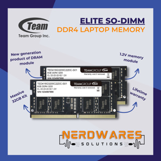 TEAM GROUP ELITE DDR4 16GB 3200Mhz SODIMM