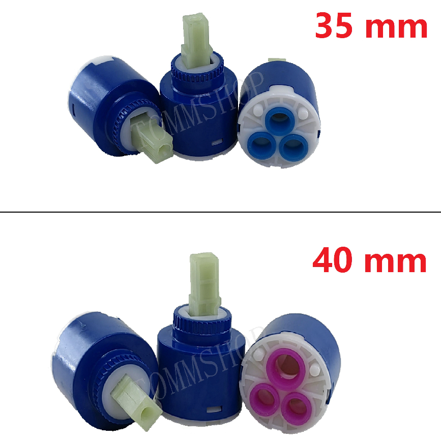 35mm/40mm hot & cold faucet ceramic disc cartridge for replacement
