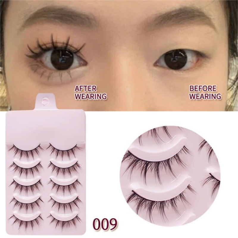 Dating Makeup Eyelashes Manga Lashes Soft Natural Eyelashes Thick False ...
