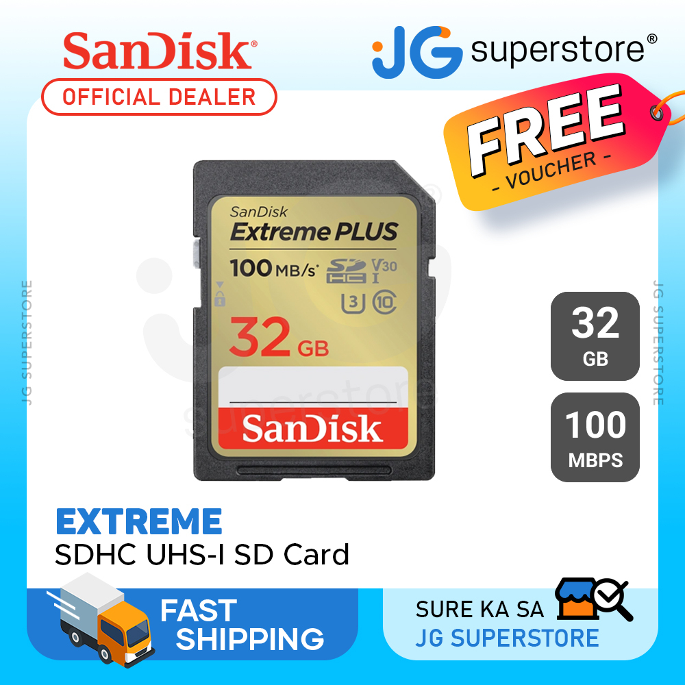 Sandisk extreme plus hot sale 32gb sdhc