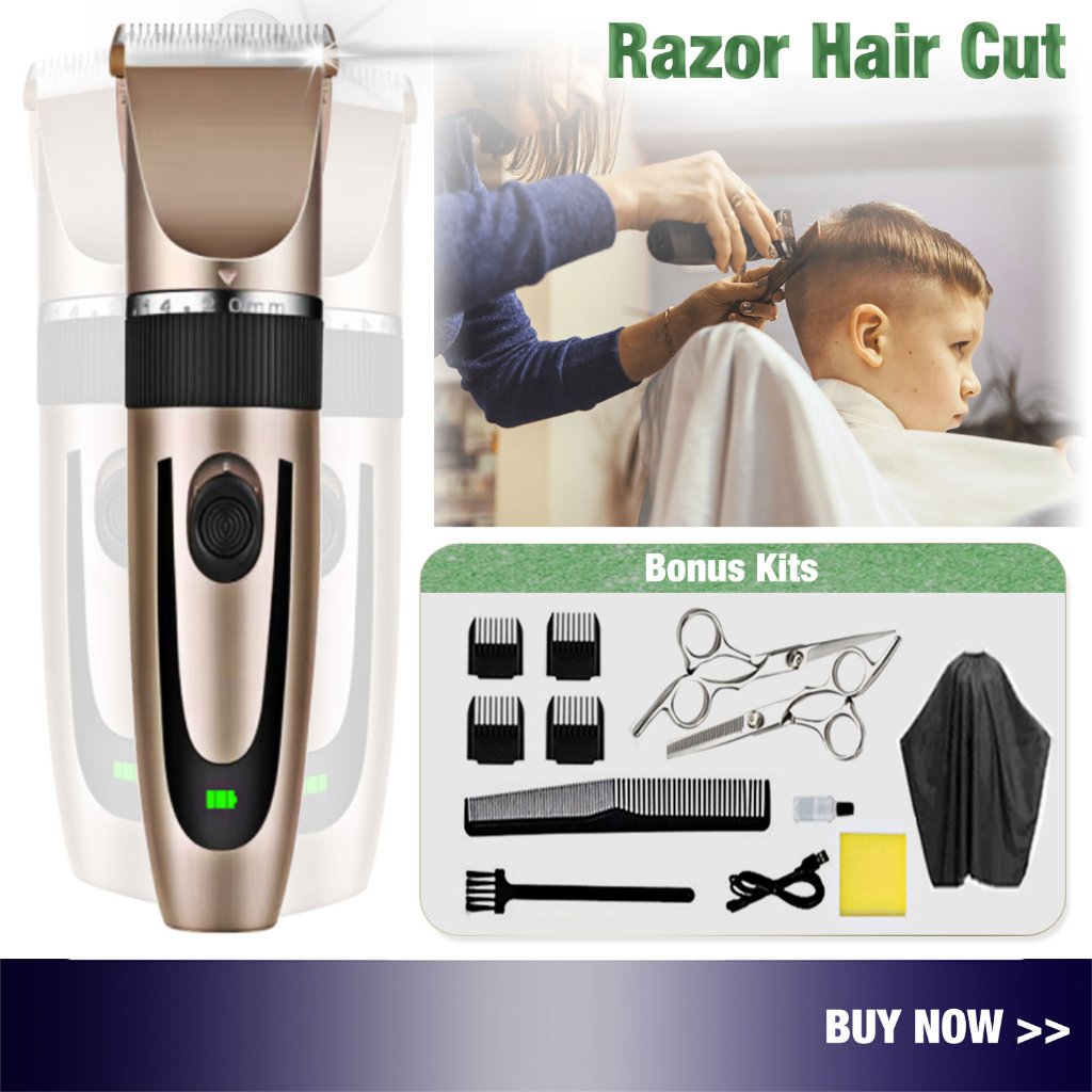 Razor Electric Razor Hair Cut Rechargeable Hair Clipper For Barber Cordless Hair Trimmer For Man