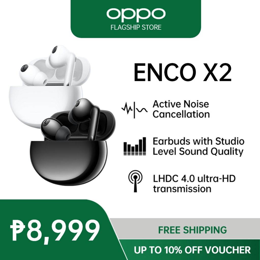 OPPO Enco X2 Active Noise Cancellation Earbuds with Studio Level
