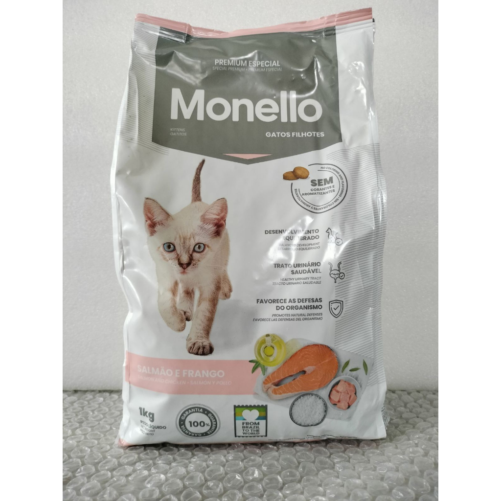 MONELLO CAT FOOD FOR KITTEN 1KG ORIGINAL PACK Shopee Philippines