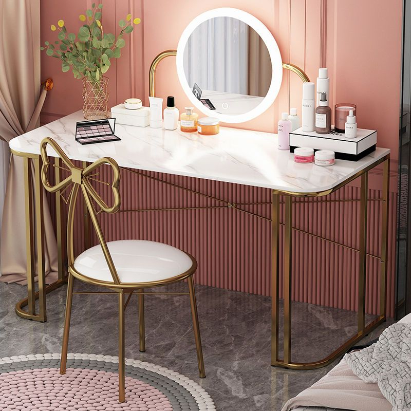 Light luxury LED dressing table with mirror family dressing table salon