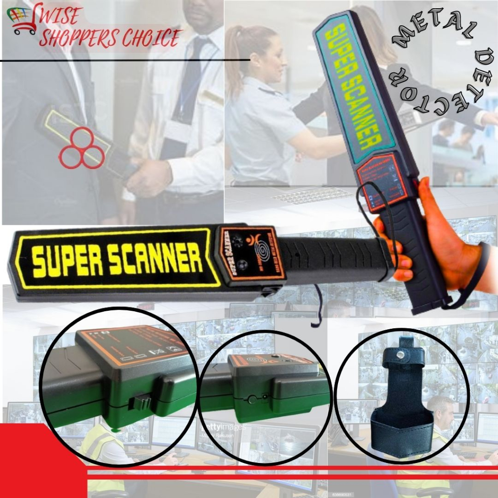 Portable Handheld Metal Detector High Sensitivity Security Super ...