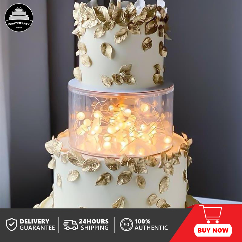 Clear acrylic cake clearance stand