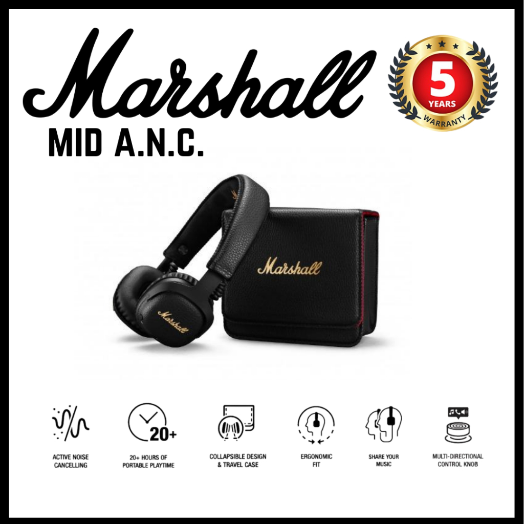 Marshall mid anc discount active noise cancelling