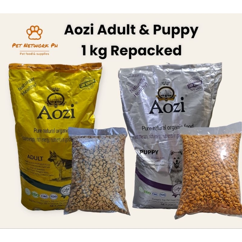Aozi Organic Dog Food for Adult & Puppy (1kg repacked) Shopee Philippines