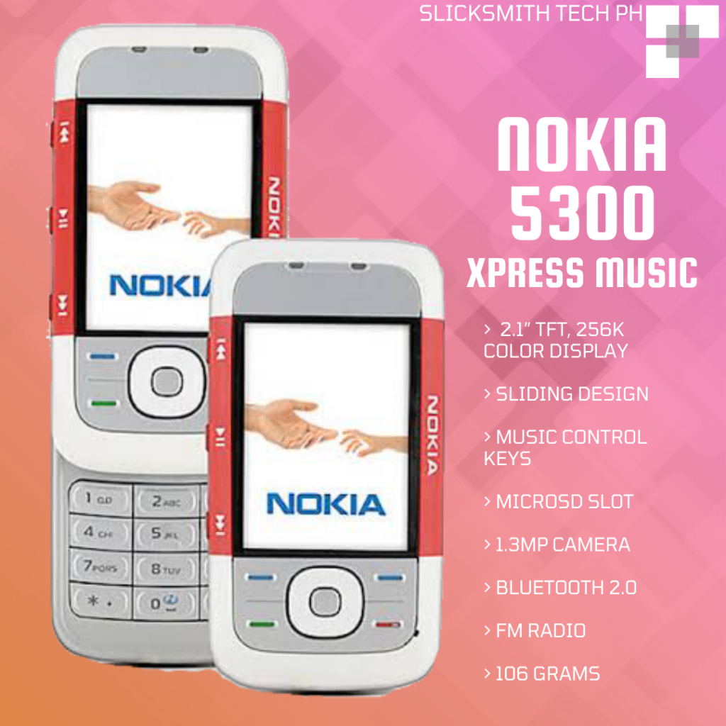 Nokia 5300 XpressMusic Edition Opneline Vintage Phone Shopee
