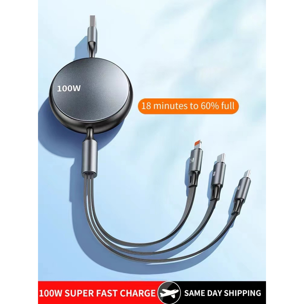 Shop retractable usb c cable for Sale on Shopee Philippines