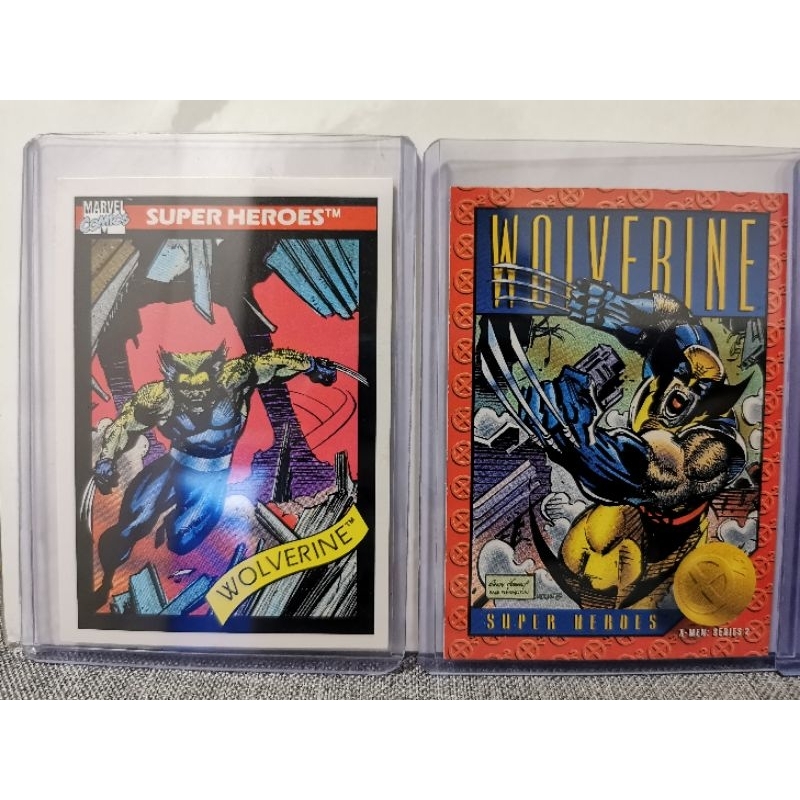 #37 WOLVERINE (PATCH) 1990 Impel Marvel Universe Series SKYBOX X-men ...