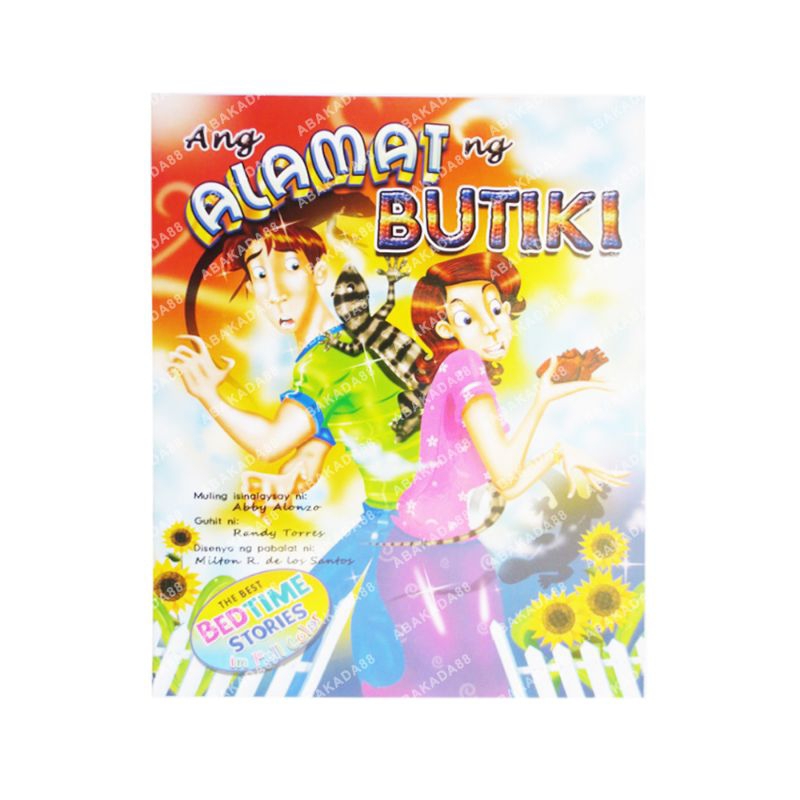 Colored Story Book English And Tagalog Bedtime Stories Ang Alamat Ng Butiki Shopee Philippines 2386
