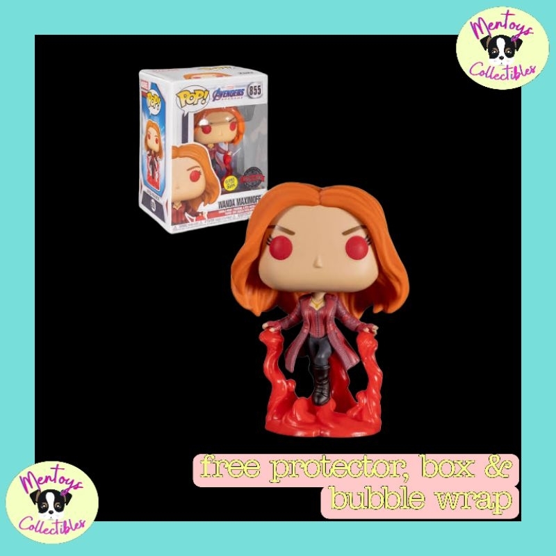 Funko Pop! Avengers 4 Endgame Wanda Maximoff Glow in the Dark 855