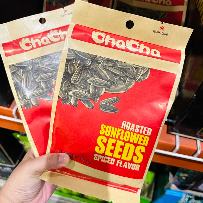 Chacha Roasted Sunflower Seeds Spiced Flavor 250g, Dried Fruits
