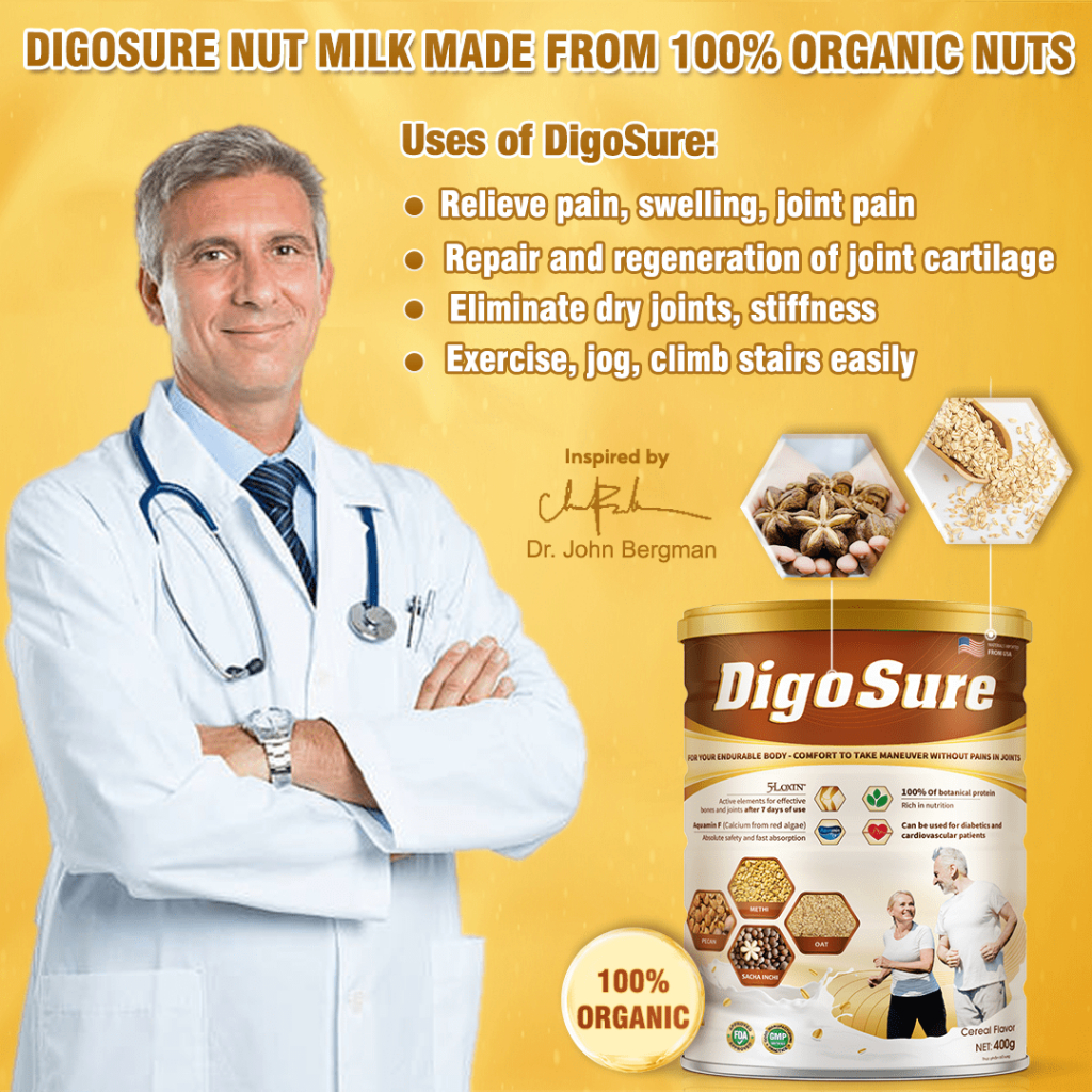 Digosure Nut Milk 400g for Joint Pain Swelling Relieve Pain Numbness