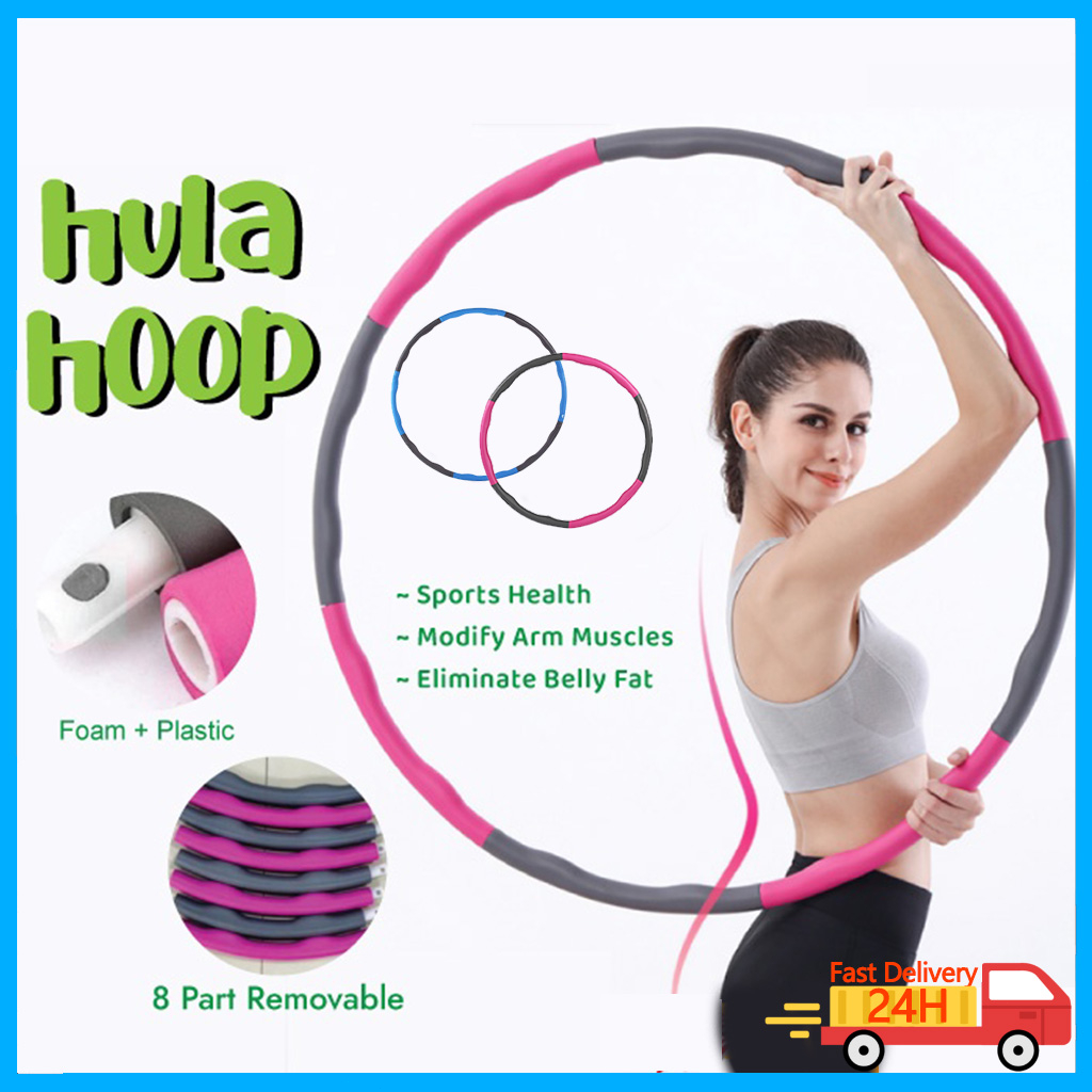 Hula Hoop Removable Sport Hoola Hoop Adjustable Fitness Thin Waist