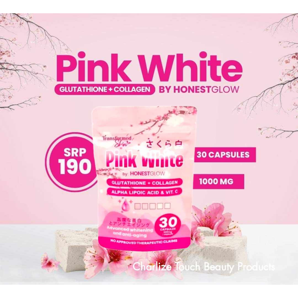 Honest Glow Pink White Glutathione Collagen Advanced Whitening Anti ...