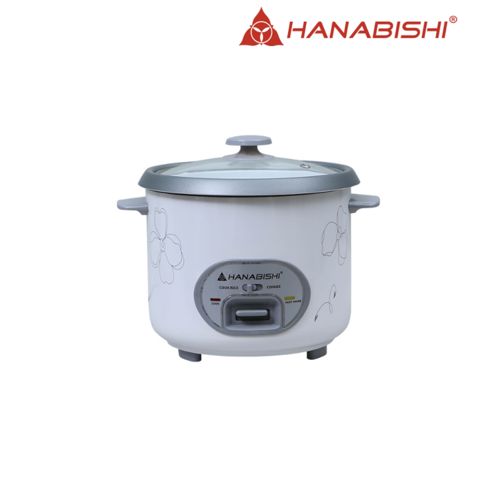 Hanabishi Rice Cooker HRC28R2C 2.8L 20 cups 5in1 function Rice cooker to congee switch