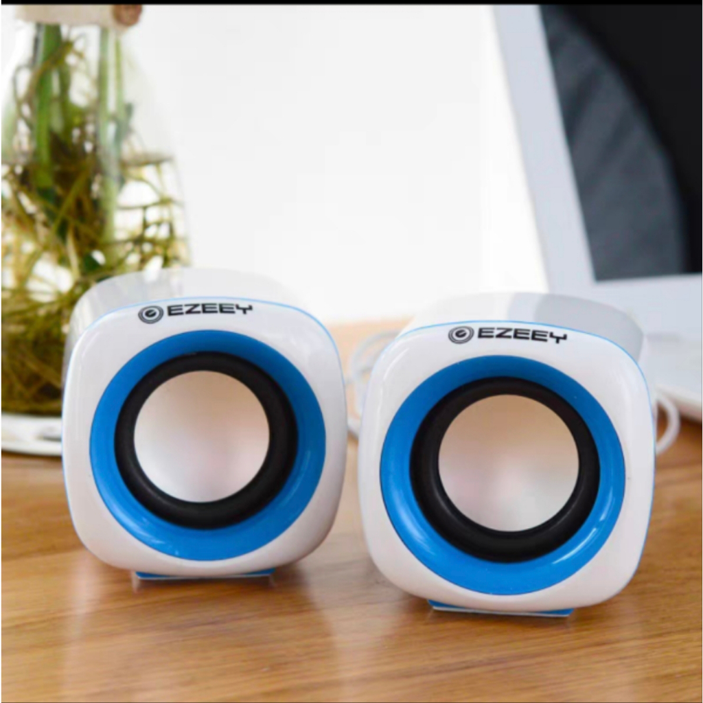 EZEEY Mini Computer Speakers Stereo USB Wired Powered for PC/Laptops
