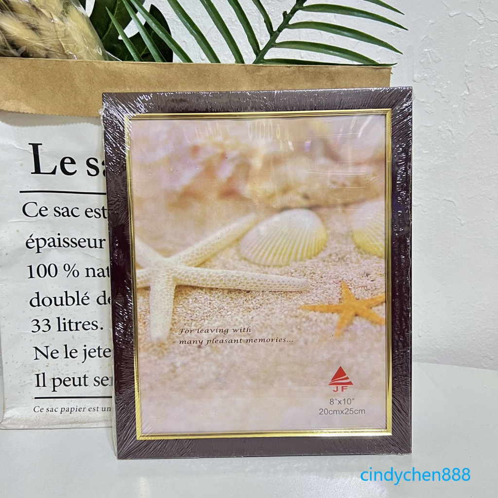 cindychen888 pvc plastic picture frame brown only size 8x10 | Shopee ...