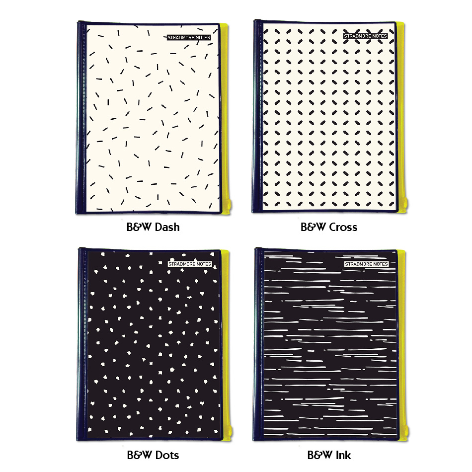 Stradmore Prints&Patterns Wirepin Notebook/Zipbook (Assorted Only ...