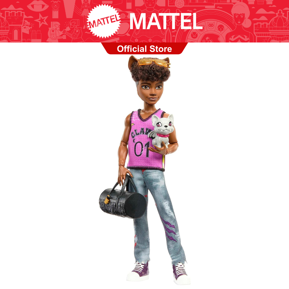 Monster High Fashion Doll Clawd Wolf Werewolf Signature Look in Varsity  Jacket with Pet Gargoyle Toy | Shopee Philippines