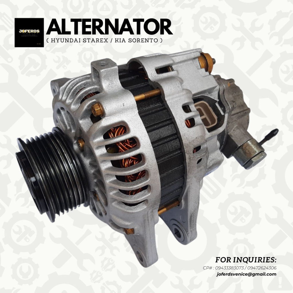 ALTERNATOR ( STAREX/ KIA SORENTO/PORTER ) 12 VOLTS 110 AMPERES Shopee