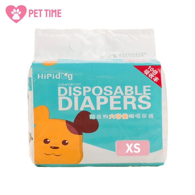 Male &Female Dog Diaper by 10pcs/Bag Disposable Diaper Pets Dogs Cats ...