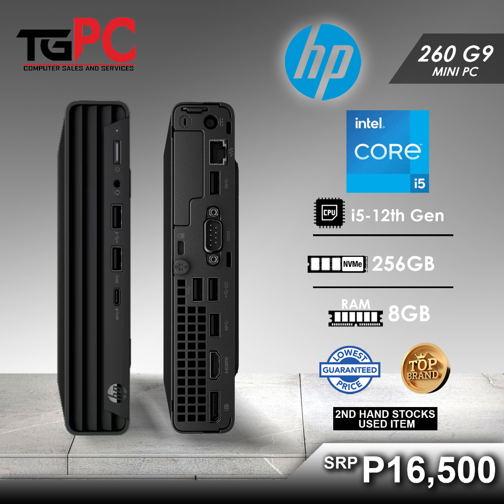 001 Hp 260 G4 Desktop Mini HP ELITEDESK 800 G4 MINI PC I5-10500T