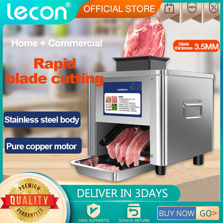 Lecon Automatic meat slicer, 3.5mm meat slicer, electric meat slicer