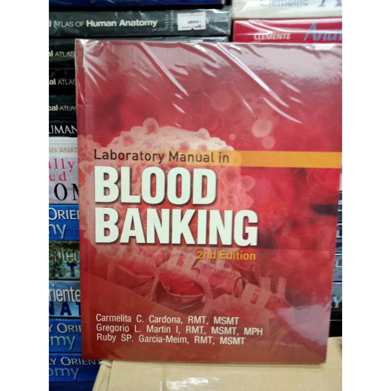 Lab.Manual Blood Banking (secondhand) Shopee Philippines