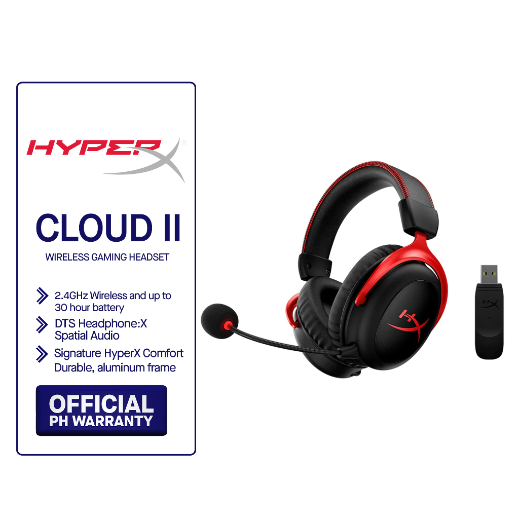 HyperX Cloud 2 Wireless Gaming Headset Shopee Philippines