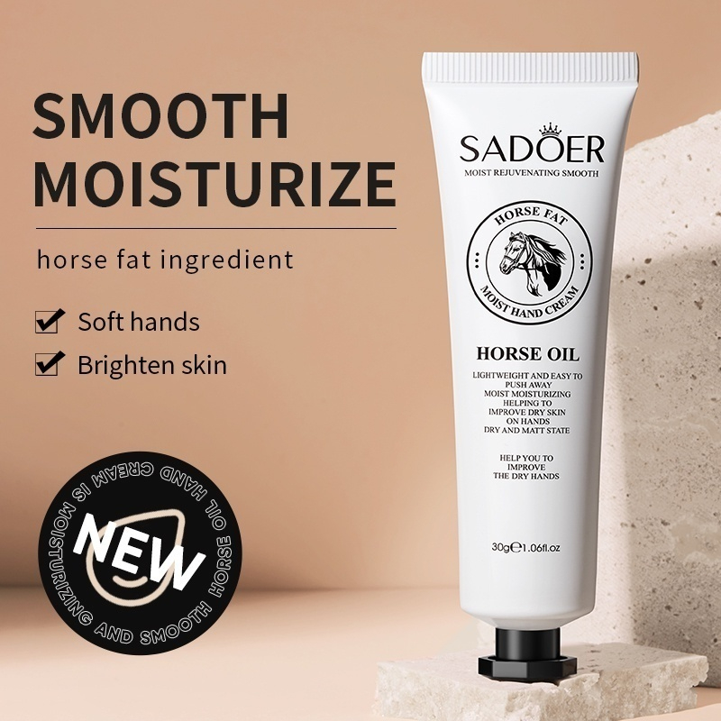 Horse Oil Moisturizing Hand Cream 30g Whiten And Tighten The Skin