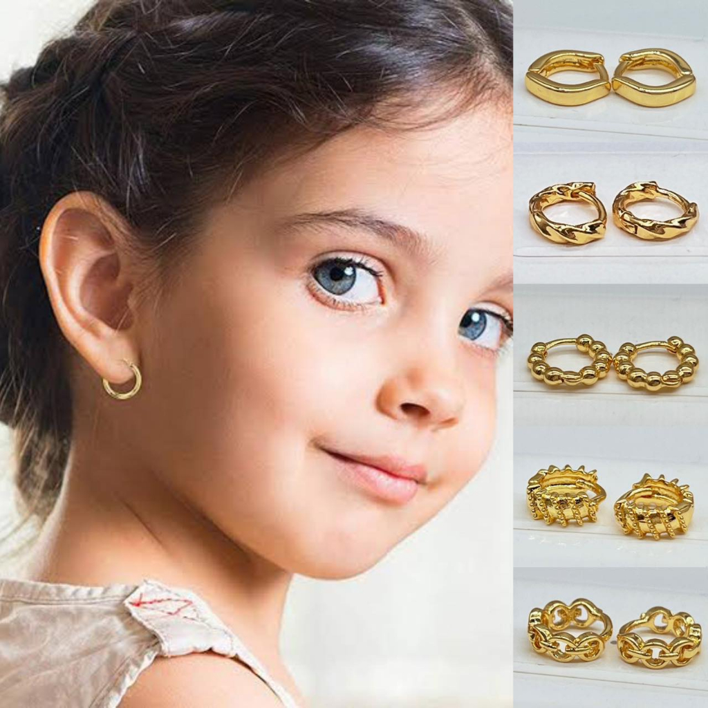 Kids hot sale gold hoops