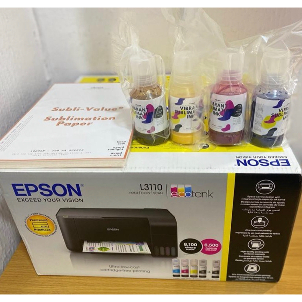 Brand New Epson L3110 3 In 1 Ink Tank Printer With Freebies Included Shopee Philippines 1125