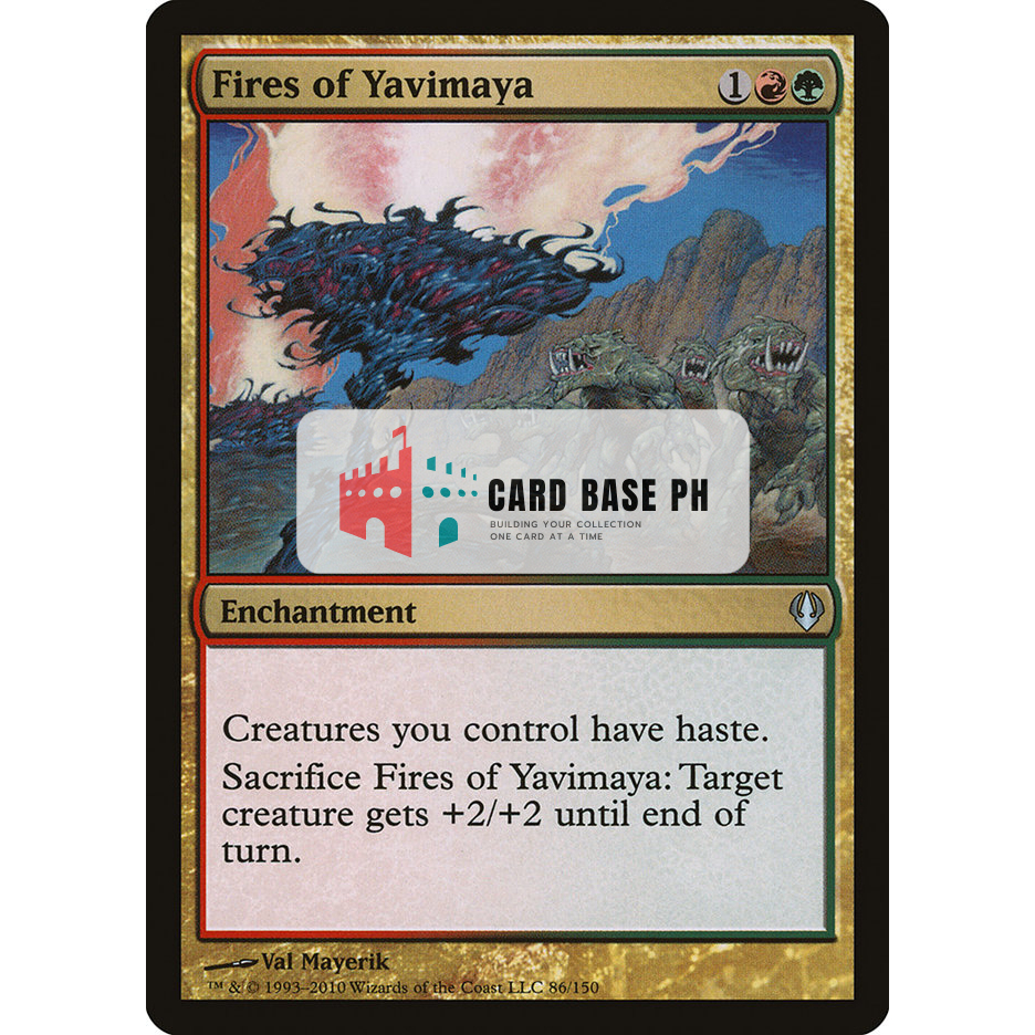 Fires of Yavimaya Magic the Gathering Trading Card Shopee Philippines