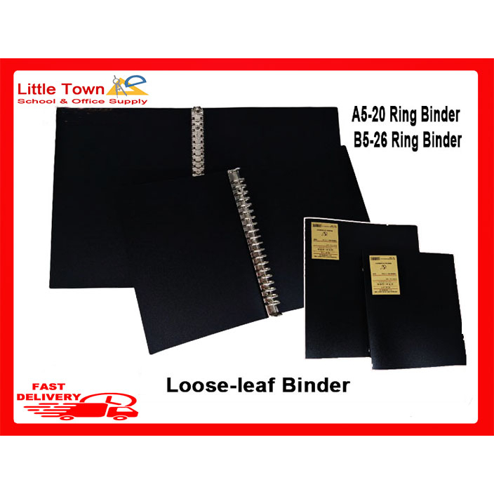 Metal Looseleaf ring binder cover size A5 & B5 Shopee Philippines