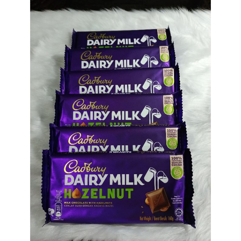 Cadbury Dairy Milk 160g (Hazel Nut and Roasted Almond) Shopee Philippines