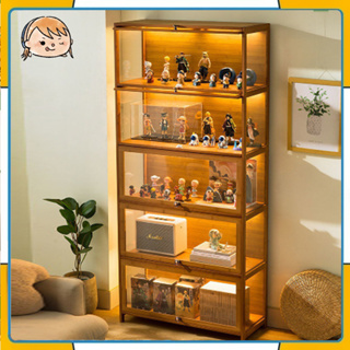 Display Cabinet for Figures Acrylic Transparent Dustproof Display