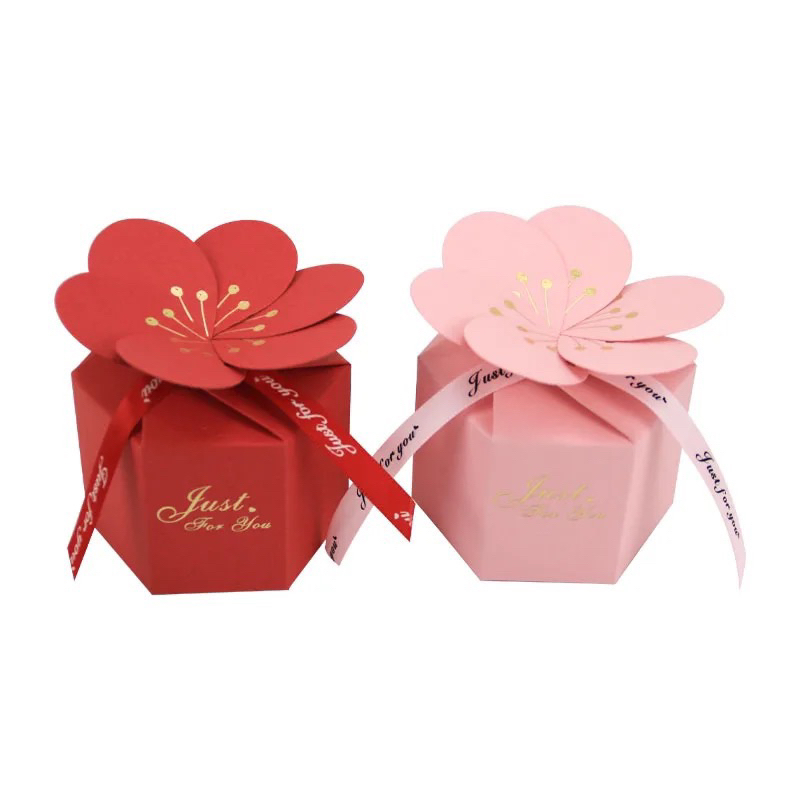 Just For You Gift Box Paper Candy Bag for Souvenir Valentines Birthdays