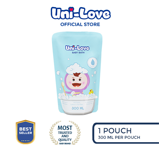 UniLove Baby Bath 300ml (Refill Pouch) Pack of 1 | Shopee Philippines