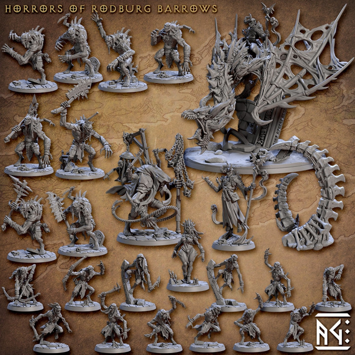 Horrors of Rodburg Barrows by Artisan Guild DND, Tabletop Miniatures ...