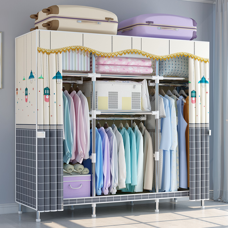 Leego Home Wardrobe: Durable Canvas Cabinet Organizer for Efficient ...