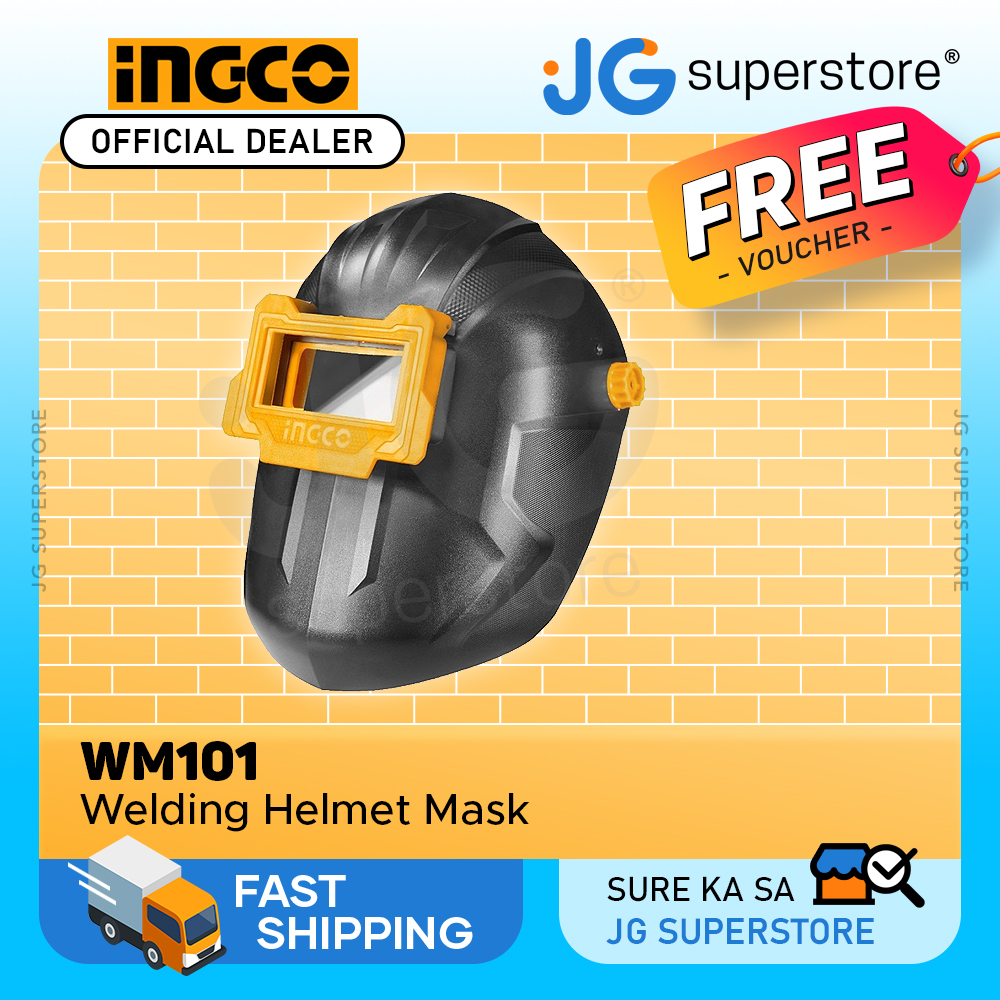 INGCO WM101 Welding Mask 100% PP Movable Type Glass Welding Tool with ...
