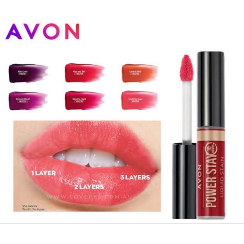 Avon POWER STAY 10 HOURS LIQUID STAIN 3ml LIP TINT Shopee Philippines