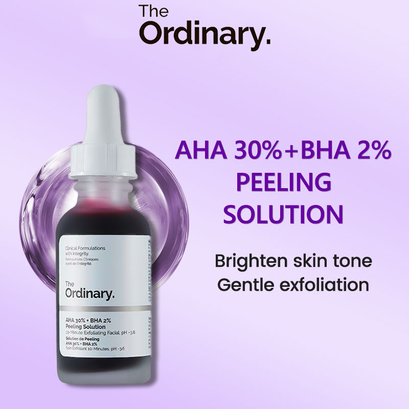 The Ordinary AHA + BHA Peeling Solution Serum Facial Mask Serum Acne ...